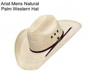Ariat Mens Natural Palm Western Hat
