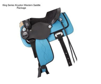 King Series Krypton Western Saddle Package