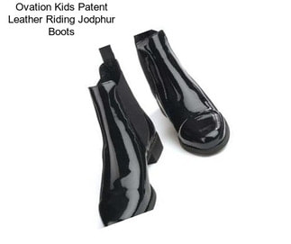 Ovation Kids Patent Leather Riding Jodphur Boots