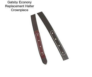 Gatsby Econony Replacement Halter Crownpiece