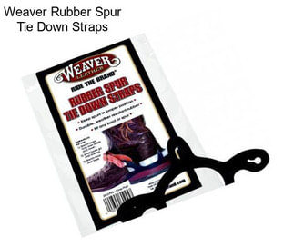 Weaver Rubber Spur Tie Down Straps