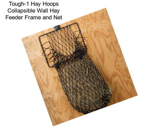 Tough-1 Hay Hoops Collapsible Wall Hay Feeder Frame and Net