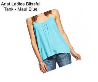 Ariat Ladies Blissful Tank - Maui Blue