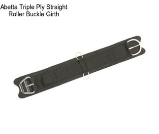 Abetta Triple Ply Straight Roller Buckle Girth