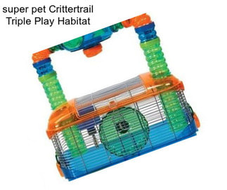 Super pet Crittertrail Triple Play Habitat