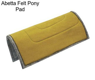 Abetta Felt Pony Pad