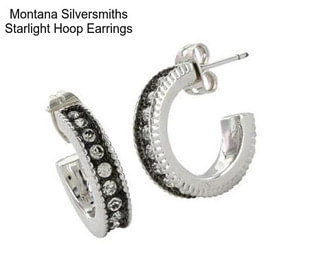 Montana Silversmiths Starlight Hoop Earrings