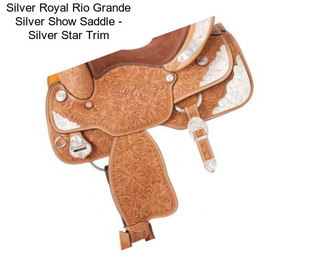 Silver Royal Rio Grande Silver Show Saddle - Silver Star Trim