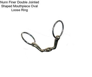 Nunn Finer Double Jointed Shaped Mouthpiece Oval Loose Ring