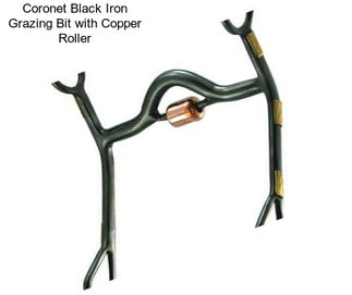 Coronet Black Iron Grazing Bit with Copper Roller