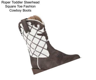 Roper Toddler Steerhead Square Toe Fashion Cowboy Boots