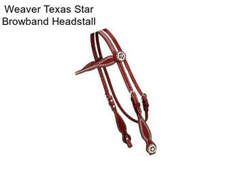 Weaver Texas Star Browband Headstall