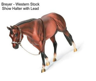 Breyer - Western Stock Show Halter with Lead