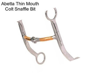 Abetta Thin Mouth Colt Snaffle Bit