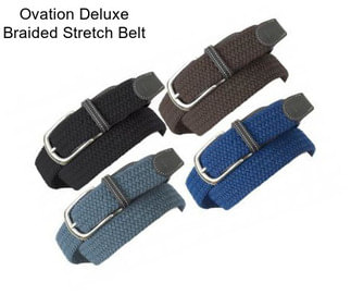 Ovation Deluxe Braided Stretch Belt