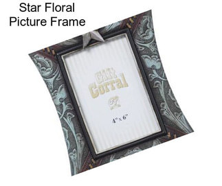 Star Floral Picture Frame