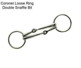 Coronet Loose Ring Double Snaffle Bit