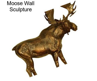 Moose Wall Sculpture