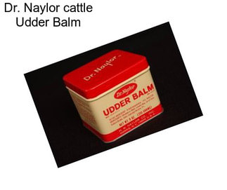 Dr. Naylor cattle Udder Balm