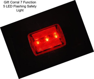 Gift Corral 7 Function 5 LED Flashing Safety Light