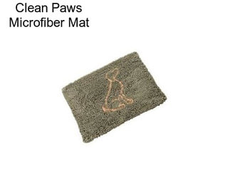Clean Paws Microfiber Mat