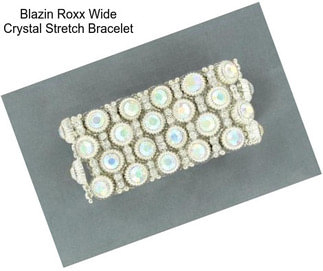 Blazin Roxx Wide Crystal Stretch Bracelet