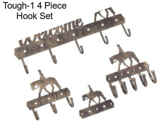 Tough-1 4 Piece Hook Set