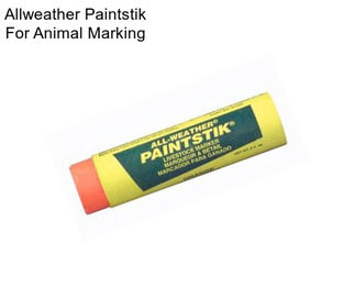 Allweather Paintstik For Animal Marking