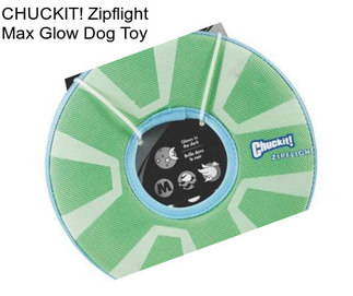 CHUCKIT! Zipflight Max Glow Dog Toy