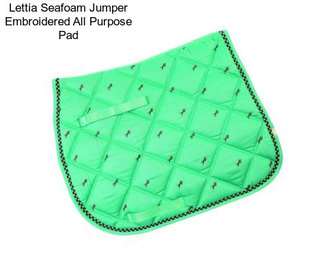 Lettia Seafoam Jumper Embroidered All Purpose Pad