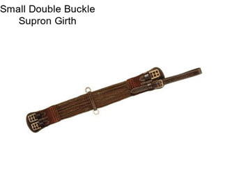 Small Double Buckle Supron Girth