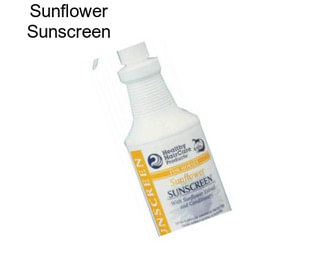 Sunflower Sunscreen