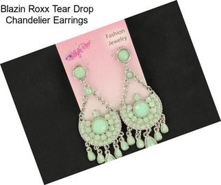 Blazin Roxx Tear Drop Chandelier Earrings