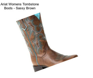 Ariat Womens Tombstone Boots - Sassy Brown