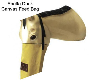 Abetta Duck Canvas Feed Bag