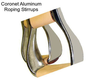 Coronet Aluminum Roping Stirrups