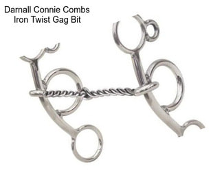 Darnall Connie Combs Iron Twist Gag Bit
