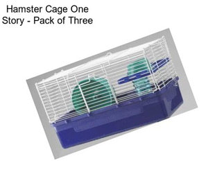 Hamster Cage One Story - Pack of Three