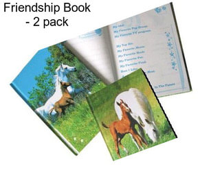 Friendship Book - 2 pack