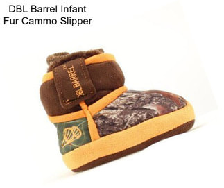 DBL Barrel Infant Fur Cammo Slipper