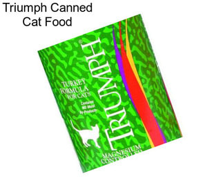 Triumph Canned Cat Food