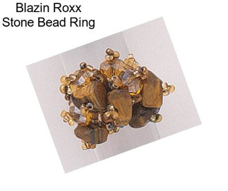 Blazin Roxx Stone Bead Ring