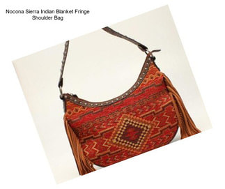 Nocona Sierra Indian Blanket Fringe Shoulder Bag