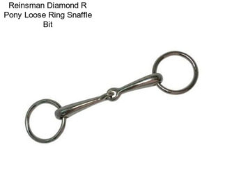 Reinsman Diamond R Pony Loose Ring Snaffle Bit