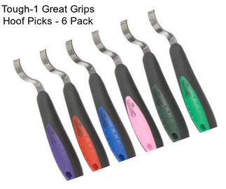 Tough-1 Great Grips Hoof Picks - 6 Pack