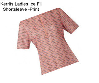 Kerrits Ladies Ice Fil Shortsleeve -Print