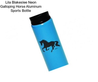 Lila Blakeslee Neon Galloping Horse Aluminum Sports Bottle