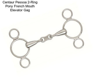 Centaur Pessoa 2-Ring Pony French Mouth Elevator Gag