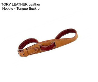 TORY LEATHER Leather Hobble - Tongue Buckle