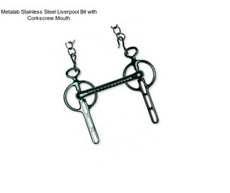Metalab Stainless Steel Liverpool Bit with Corkscrew Mouth